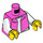 LEGO Woman with Pink Vest Minifig Torso (973 / 76382)