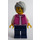 LEGO Frau mit Rosa Weste Minifigur