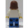 LEGO Woman with Red Lines Top Minifigure