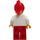 LEGO Kvinne med Rød striped Skjorte og Rød Hestehale  Minifigur