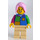 LEGO Kvinna med Fyrkant Sweatshirt i Several Colors Minifigur