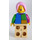 LEGO Woman with Square Sweatshirt in Several Colors Minifigure