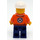 LEGO Worker med Nametag Minifigur