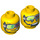 LEGO World Racers Head (Safety Stud) (3626 / 90207)