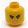 LEGO Wyldstyle Minifigure Head (Recessed Solid Stud) (3626 / 20720)