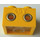 LEGO Jaune 4.5V Light Brique avec Clear Lens 2 trous de prise