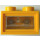 LEGO Yellow 4.5V Light Brick with Clear Lens 2 Plug Holes