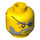 LEGO Yellow Ace Speedman Diver Head (Recessed Solid Stud) (88932 / 95506)