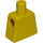 LEGO Gelb Achu Torso ohne Arme (973)