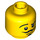 LEGO Geel Actor Hoofd (Veiligheids Stud) (3626 / 10774)