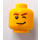 LEGO Yellow Agile Archer Head (Safety Stud) (3626 / 11979)