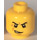 LEGO Yellow Alien Defense Unit Soldier 2 Head (Safety Stud) (96450 / 98271)