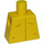 LEGO Yellow Alien Space Police 3 Torso Without Arms (973)