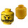 LEGO Yellow Aquashark Head (Safety Stud) (3626)
