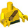 LEGO Yellow Arabian Knight Minifig Torso (973 / 88585)