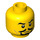 LEGO Yellow Arabian Knight Minifigure Head (Recessed Solid Stud) (3626 / 27459)