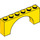 LEGO Yellow Arch 1 x 6 x 2 Medium Thickness Top (15254)