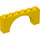 LEGO Yellow Arch 1 x 6 x 2 Thin Top without Reinforced Underside (12939)