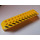 LEGO Yellow Arch 2 x 14 x 2.3 with Black/Yellow Warning stripes left siide Sticker (30296)