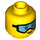 LEGO Yellow Arctic Exploration Ice Sculptor Minifigure Head (Recessed Solid Stud) (3626 / 38467)