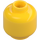 LEGO Yellow Astronaut with Dark Blue Space Helmet and Jet Pack Minifigure Head (Safety Stud) (3274 / 105859)