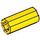 LEGO Yellow Axle Connector (Smooth with &#039;x&#039; Hole) (59443)