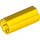 LEGO Yellow Axle Connector (Smooth with &#039;x&#039; Hole) (59443)