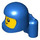 LEGO Geel Baby Hoofd met Blauw Helm en Lucht Tank (101021)