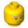 LEGO Yellow Bagpiper Head (Safety Stud) (3626 / 10016)