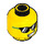 LEGO Yellow Banana Man Minifigure Head (Recessed Solid Stud) (3626 / 27479)