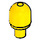 LEGO Gelb Bar 1 mit Lichtabdeckung (29380 / 58176)