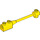 LEGO Yellow Bar 1 x 8 with Brick 1 x 2 Curved (Axle Holder in Small End) (30359 / 60572)