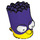 LEGO Yellow Bart Simpson as Bartman Minifig Head (20622)
