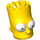 LEGO Gelb Bart Simpson Kopf mit Breit Augen (16809)