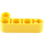 LEGO Yellow Beam 2 x 4 Bent 90 Degrees, 2 and 4 holes (32140 / 42137)