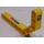 LEGO Yellow Beam 3 x 3.8 x 7 Bent 45 Double with Octan Logo and Keypad (Left) Sticker (32009)