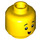 LEGO Yellow Bear Costume Guy Minifigure Head (Recessed Solid Stud) (3626 / 62077)