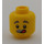 LEGO Gelb Beekeeper Kopf (Einbau-Vollbolzen) (3626)