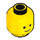 LEGO Yellow Benny Minifigure Head (Recessed Solid Stud) (3626 / 17295)