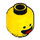 LEGO Yellow Benny Minifigure Head (Recessed Solid Stud) (3626 / 44183)