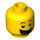LEGO Yellow Birthday Cake Guy Minifigure Head (Recessed Solid Stud) (3626 / 38219)