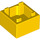 LEGO Amarillo Caja 2 x 2 (2821 / 59121)