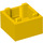 LEGO Jaune Boîte 2 x 2 (2821 / 59121)