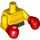 LEGO Żółty Boxer Tułów (973 / 97149)