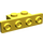 LEGO Jaune Support 1 x 2 - 1 x 4 avec coins arrondis et coins carrés (28802)