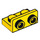 LEGO Geel Beugel 1 x 2 met 1 x 2 Omhoog (99780)