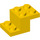 LEGO Geel Beugel 2 x 3 met Plaat en Step zonder Studhouder aan de onderzijde (18671)