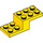 LEGO Gelb Halterung 2 x 5 x 1.3 mit Löcher (11215 / 79180)