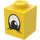 LEGO Gelb Backstein 1 x 1 mit Eye (3005 / 40159)