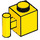 LEGO Gelb Backstein 1 x 1 mit Griff (2921 / 28917)